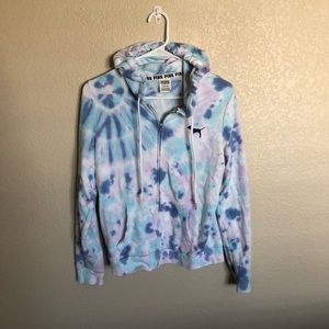PINK Tye Dye Full ZIP S